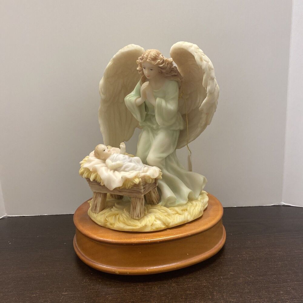 Seraphim Classics Francesca "Loving Guardian" Angel Music Box Figurine 1993